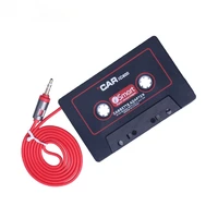 new car cassette tape stereo adapter tape converter for ipod for phone mp34 aux cable cd player magnetic car tape player