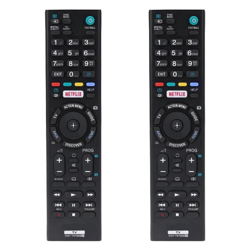 

2X Remote Control Replacement For Sony Rmt-Tx100d Rmt-Tx101j Tx102u Tx102d Tx101d Tx100e Tx101e