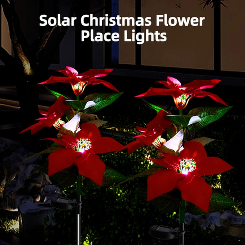 

Садовый декоративный светодиодный фонарь на солнечной батарее, водонепроницаемый садовый фонарь для газона, тюльпанов, цветов, ландшафта, двора, подсолнечника