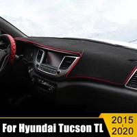 for hyundai tucson 2015 2016 2017 2018 2019 2020 tl car dashboard cover mats instrument platform desk carpets pads accessories