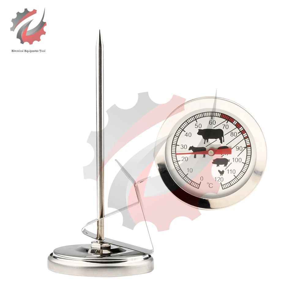 

Stainless Steel BBQ Thermometer Meat Thermometer Pocket Probe Temperature Meter BBQ Food Cooking Meat Gauge Kitchen Tools