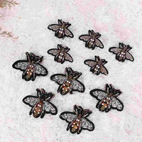 1pc beaded diy vivid fabric patches for applique embroidery clothes bags