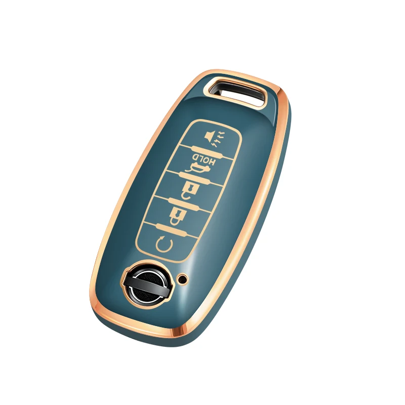 

Мягкий чехол для ключей из ТПУ, брелок для ключей для Nissan Armada PRO 4-X Versa X-Trail T33 2025 года, Serena Rouge Kicks Pathfinder Ariya Rogue