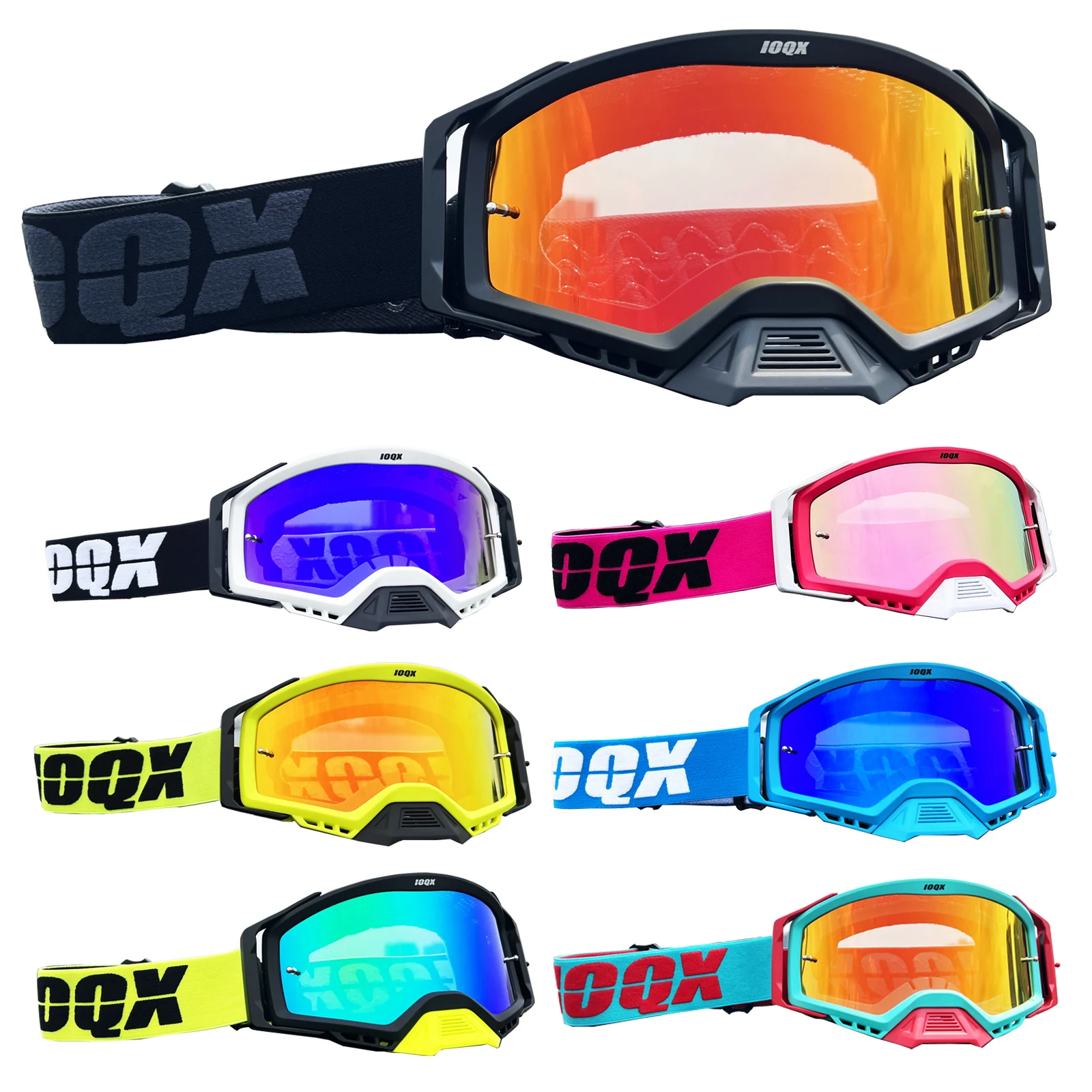 Новые очки для горного велосипеда IOQX, очки для мотокросса, гоночные очки, мужские очки, очки для мотокросса, очки для мотокросса, очки для велоспорта