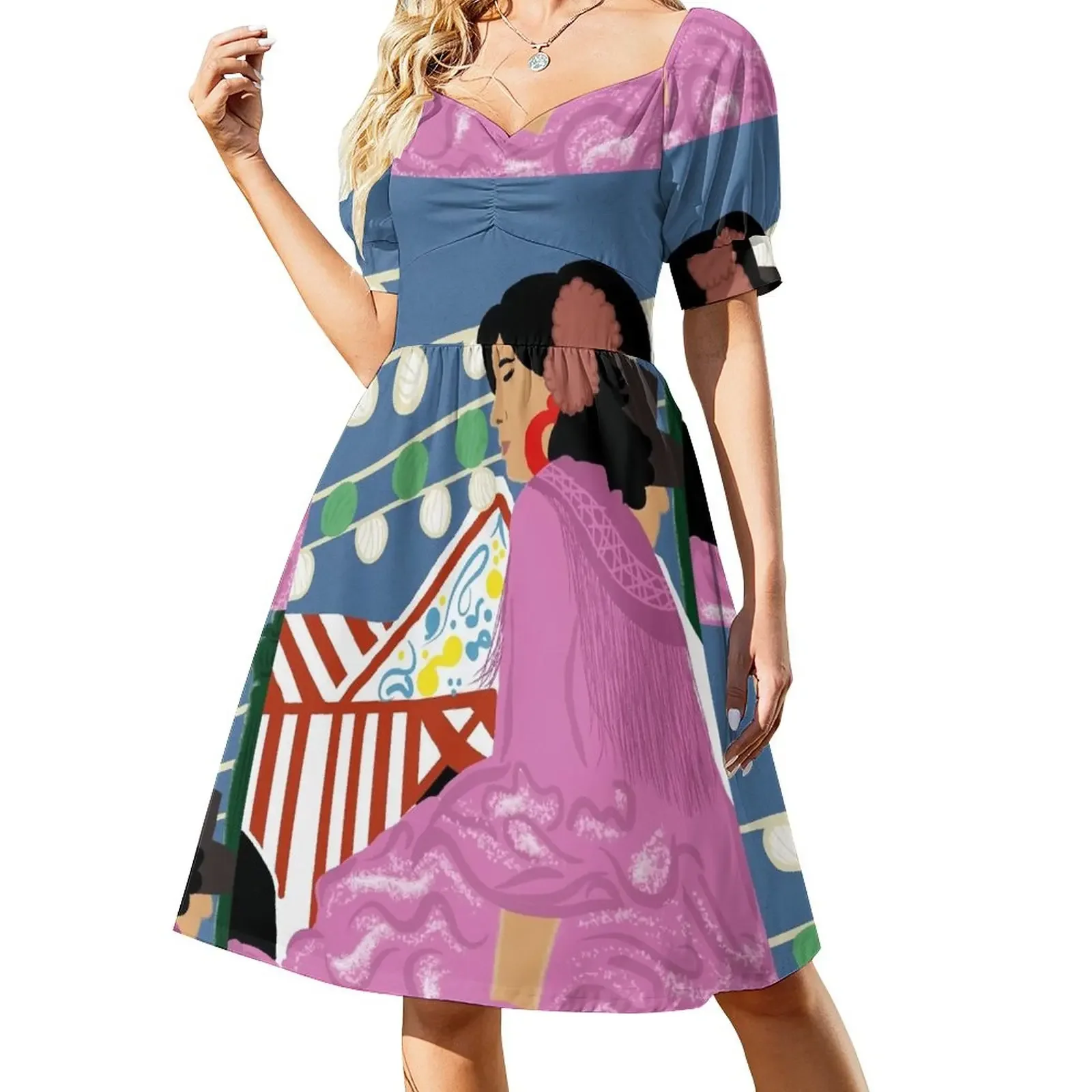 Feria Платье с короткими рукавами элегантные шикарные женские платья рекламные