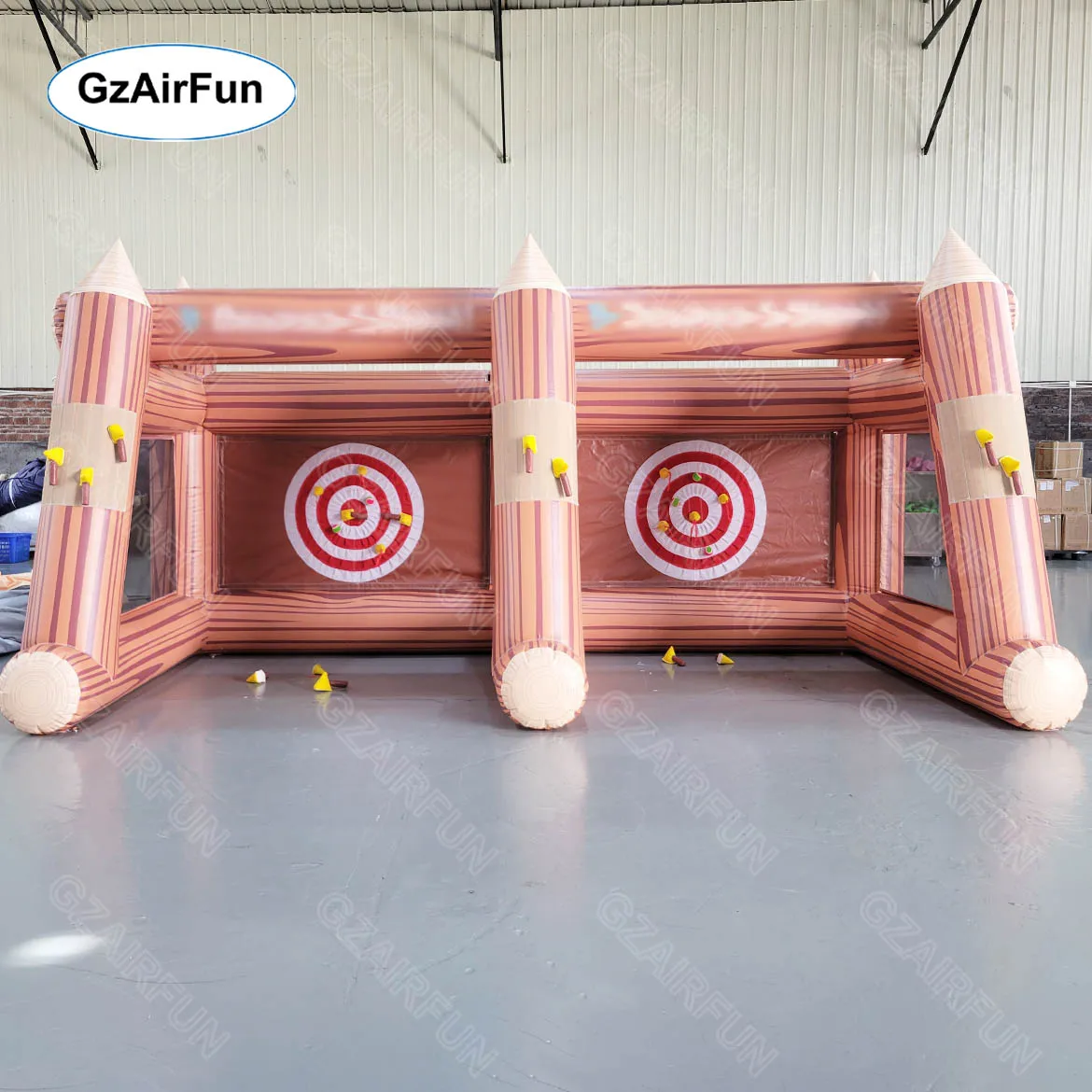 Фото Популярная надувная мишень для дартса, интерактивная игра с топором для стрельбы, в продаже №1