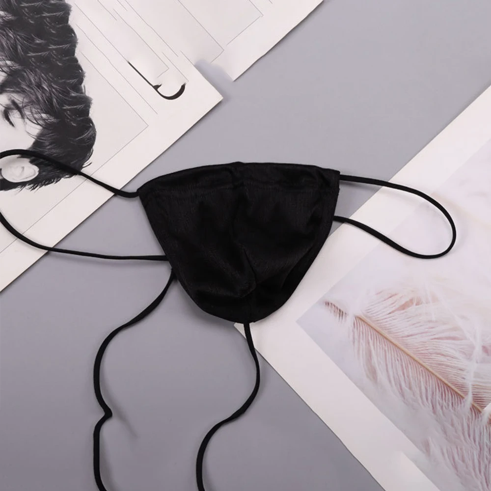 

Mini Sexy Underwear Men T-Back G-string Thongs Bulge Pouch Bikini Man Bottom Thongs Underpants Male Panty Gay Exotic Underwear
