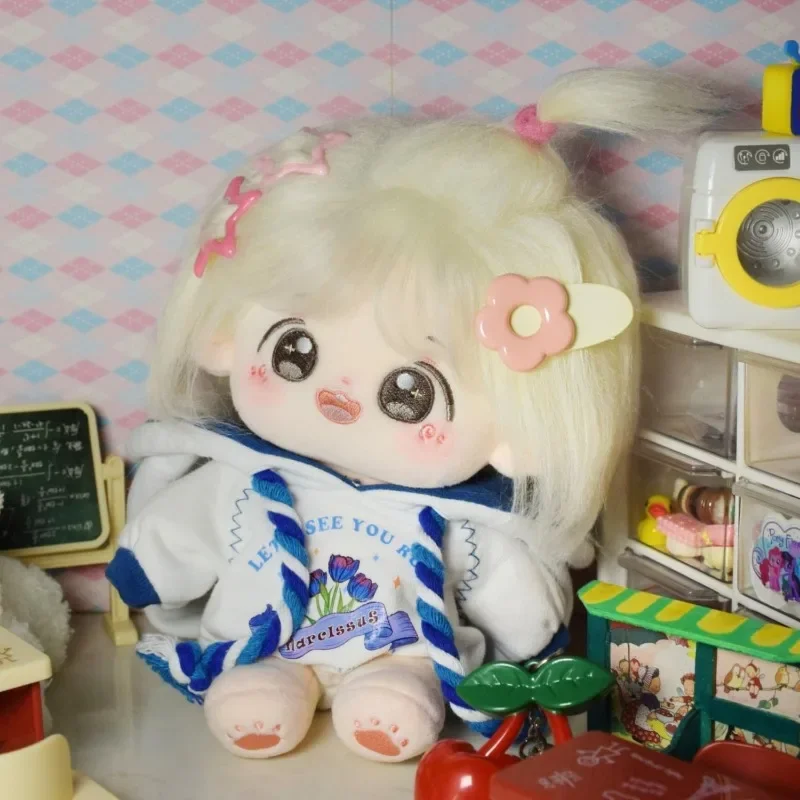 Плюшевая человеческая кукла в виде бабочки/персика/дождя 20 см фигурка милое лицо