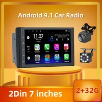 peerce car radio android player 2 din gps multimedia autoradio 7 touch screen bluetooth fm wifi stereo mirrorlink for toyota