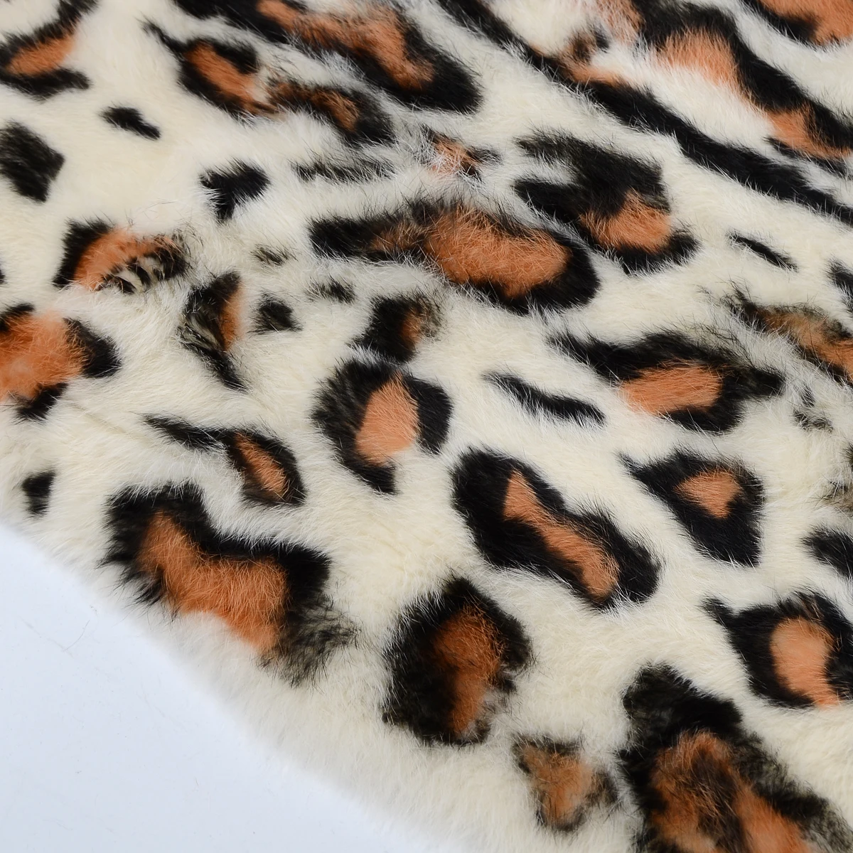 

Высококачественные Пледы из натурального кроличьего меха с леопардовым принтом, искусственные коврики, чехол для автомобильного кресла, накидка «сделай сам», одежда 50x100 см