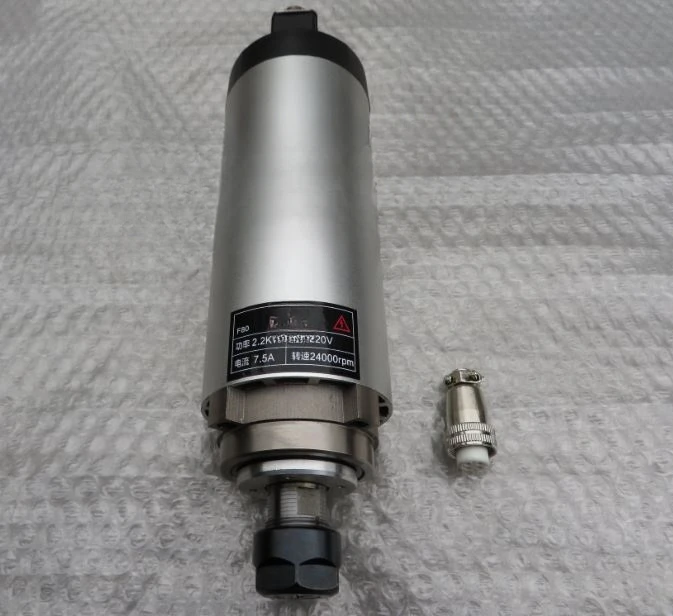 Применим к шпиндельному двигателю Shuntong 2 кВт Круглый шпиндель гравировального