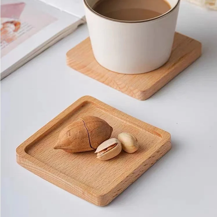 Коврик для кофейной чашки подставка тарелки поднос с несколькими бамбуками