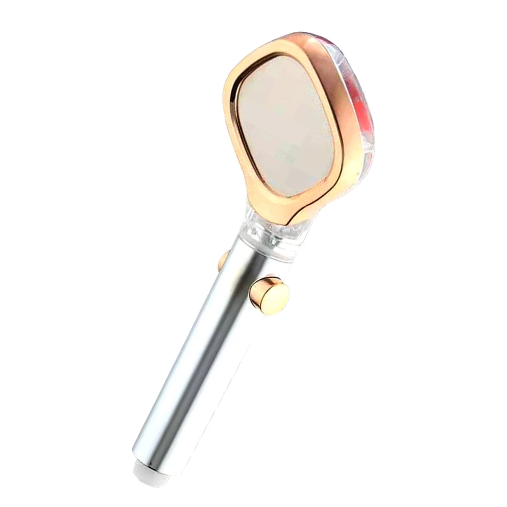 

Shower Head Water Saving Flow With Chrome ABS Rain High Pressure Water Saving spray Nozzle bathroom accessories High Quality