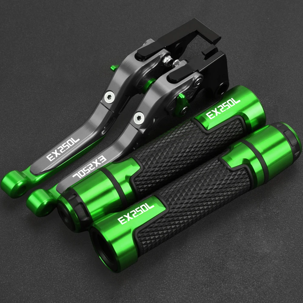 

FOR Kawasaki EX250L EX 250L 2013-2021 2020 2019 2018 2017 2016 2015 14 Motorcycle Adjustable Brake Clutch Levers 22MM Hand Grips