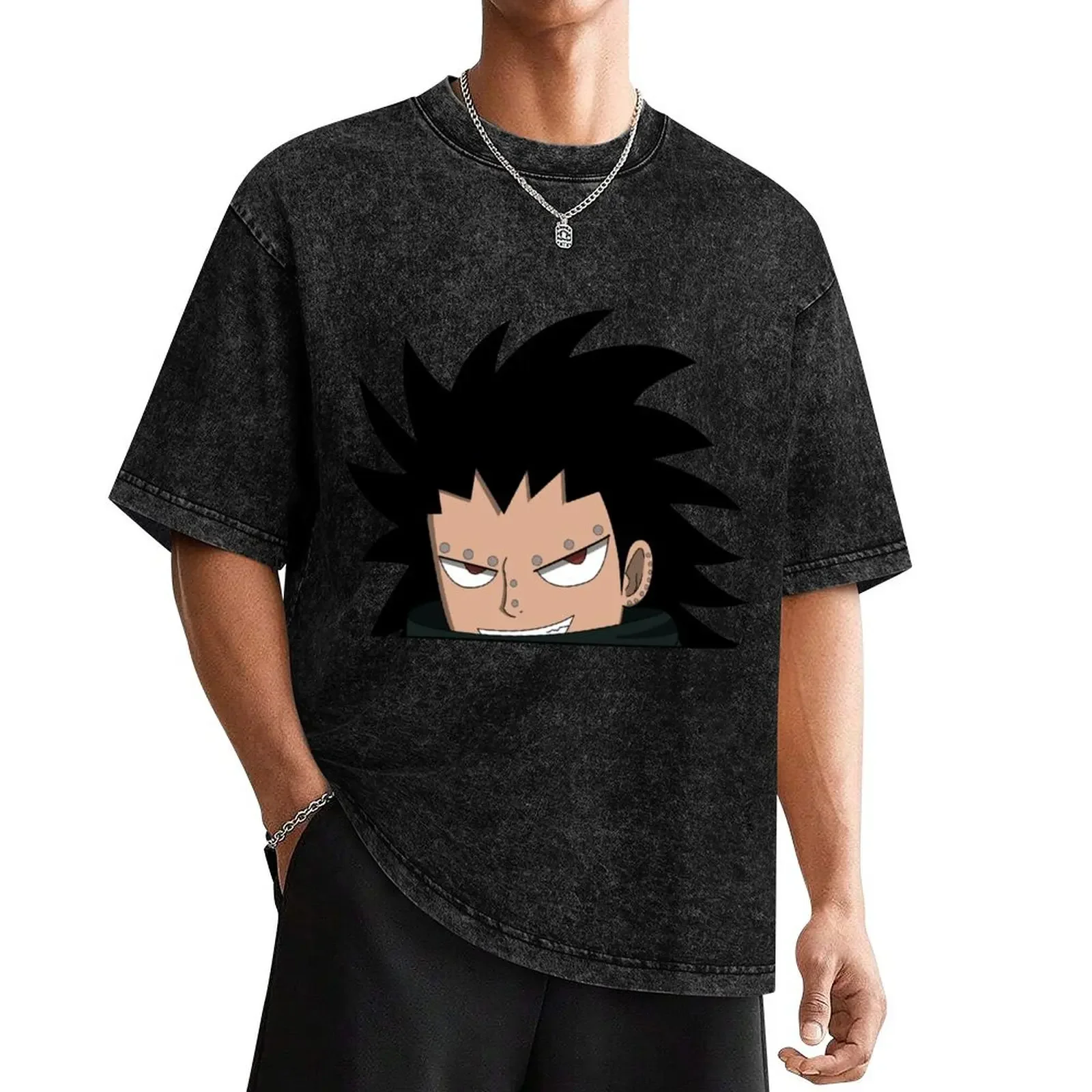 Мужская футболка оверсайз gajeel peeker большие размеры