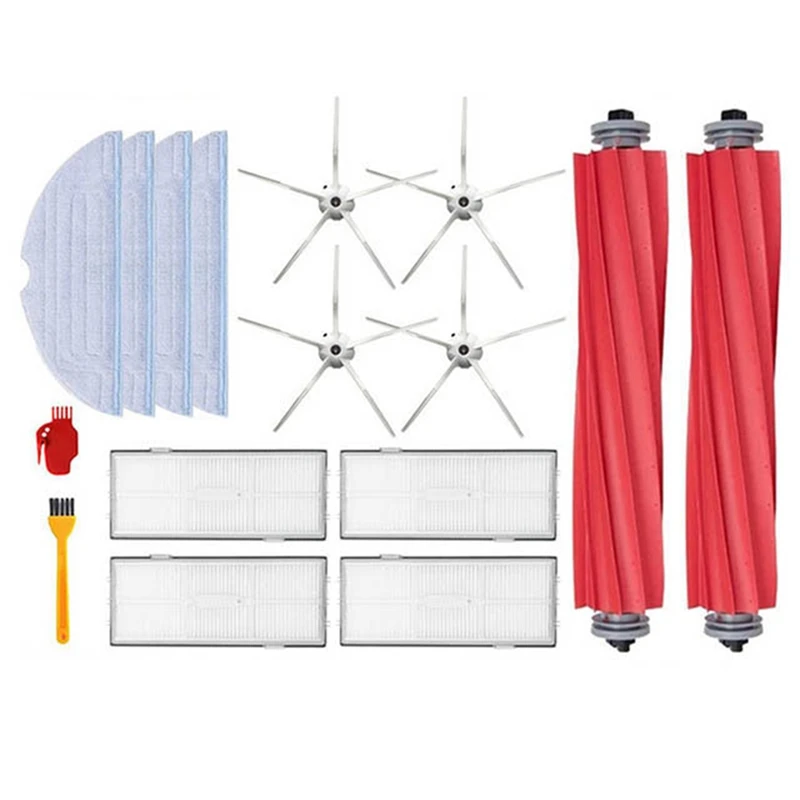 

HEPA Filter Main Side Brush Mops Cloths For Xiaomi Roborock S7 S70 S7max S7maxv T7S Plus Kit Vacuum Cleaner Parts