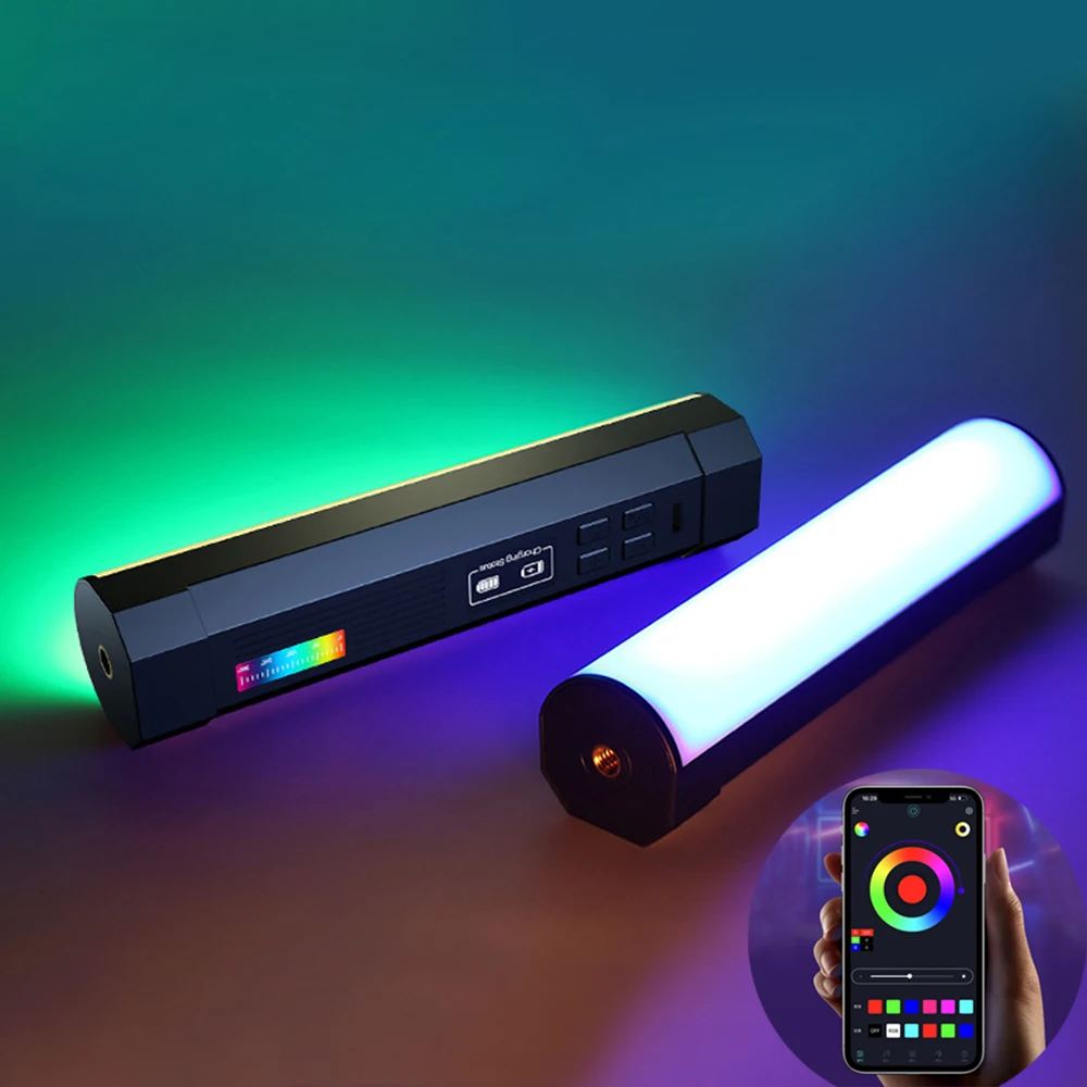 

Mcoplus RGB led light photography Colorful Stick Light LED Light Wand with Tripod CRI 95+ 3200K-9000K Photography Studio Lamp