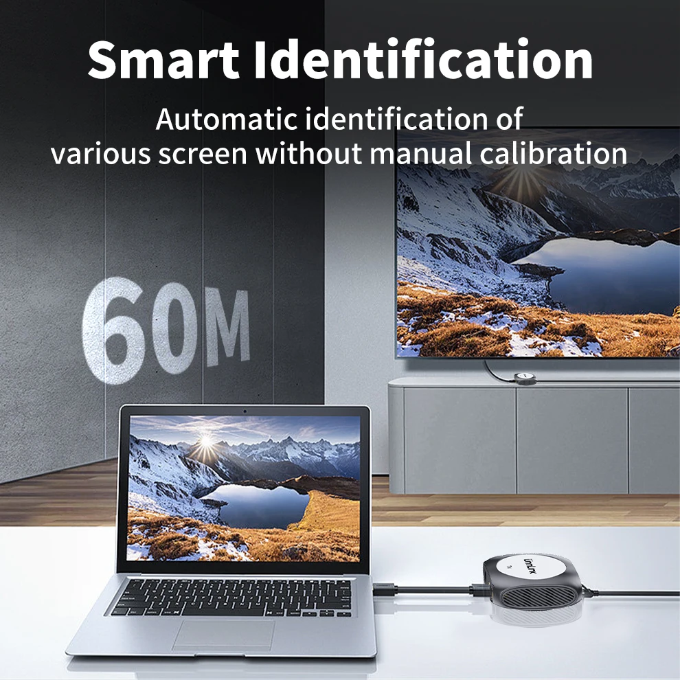 Unnlink HDMI удлинитель через Ethernet 60 метров аудио видео передатчик приемник 1080P60Hz с POC