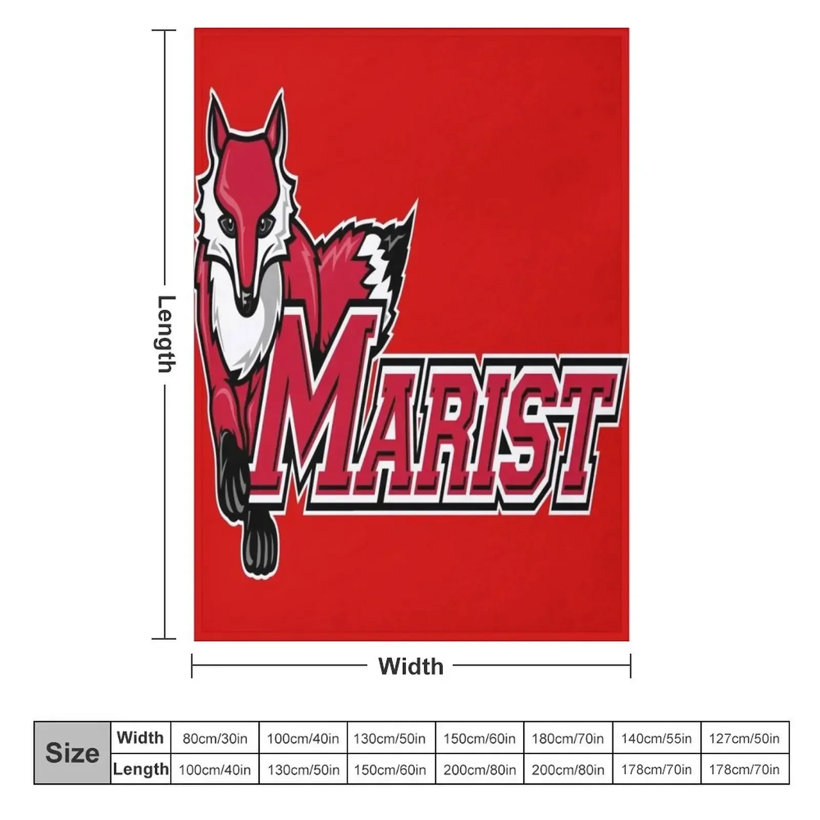 Одеяло Marist_Red_Foxes Роскошные декоративные милые плед-одеяла