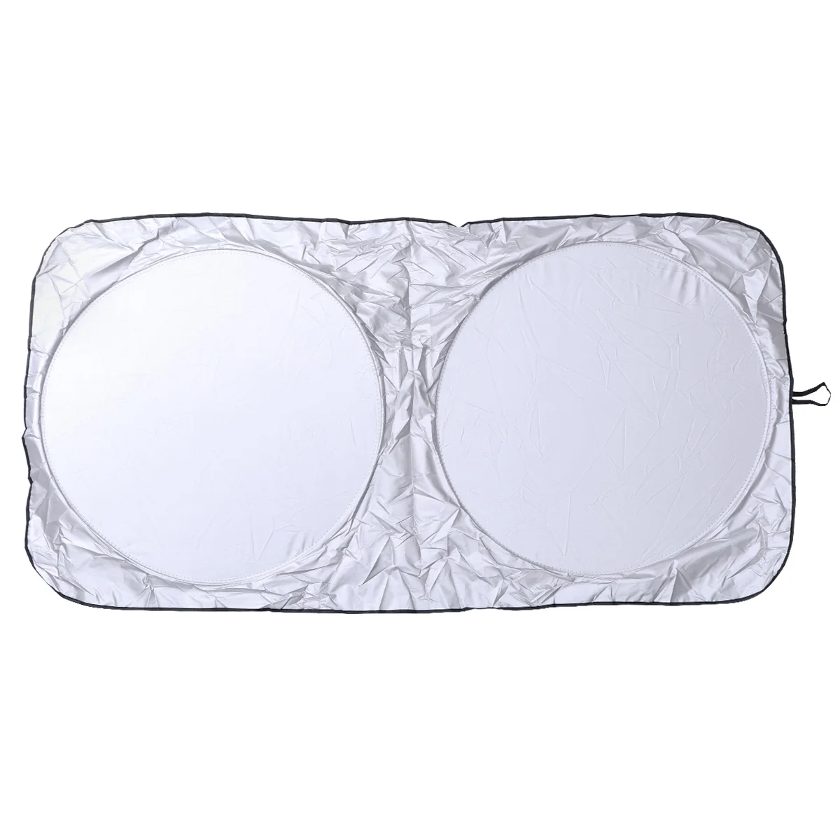 

Car Interior Windshield Double Ring Sun Shade Heat Block Anti-UV Cover Protector Car Windshield Cover(160x86cm)