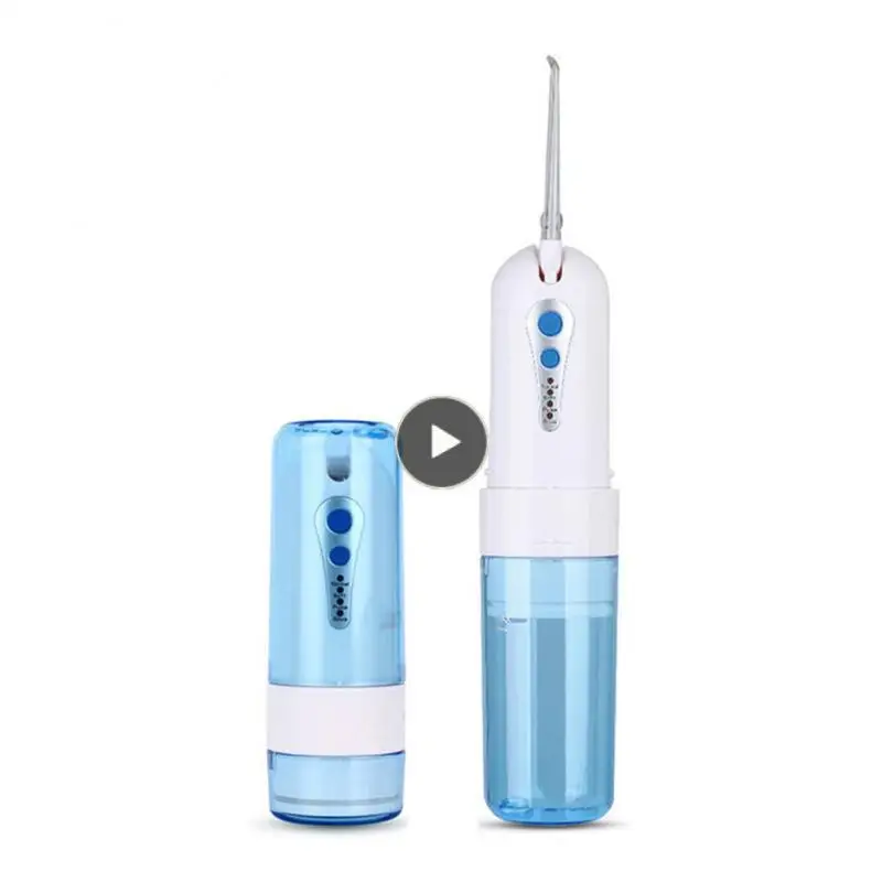 

Electric Teeth Cleaner Abs Usb Charging Water Teeth Flosser Cleaner 4 Modes 360 Degree Rotating Nozzle Portable Tooth Puncher