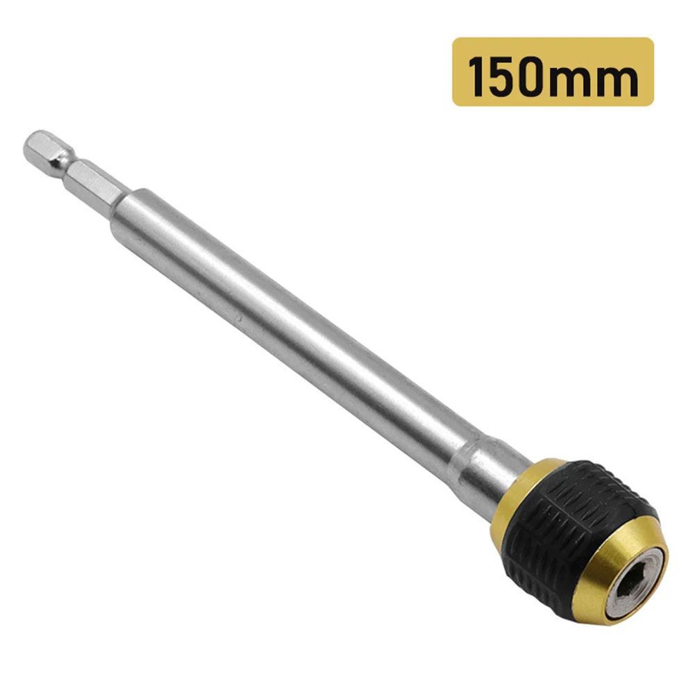 

150mm Drill Chuck Screwdriver 1/4 Hex Shank Indexable Drill Bit Tool Impact Adaptor Hexagonal Magnetic Drill Bit