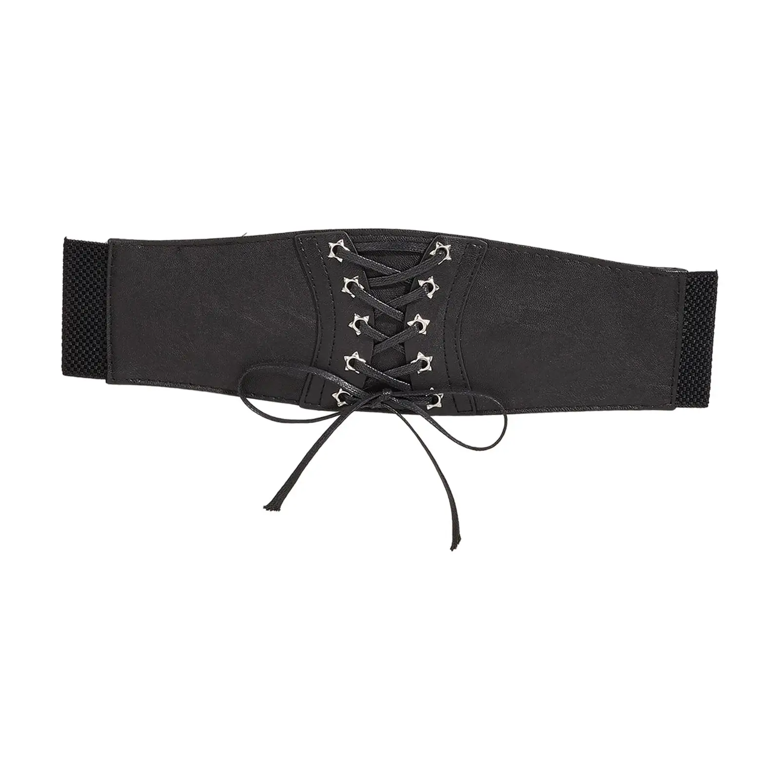 

Elastic Corset Belt for Women Tied Waspie Wide Underbust Elasticity Girdle Costume Strap for Dresses Female