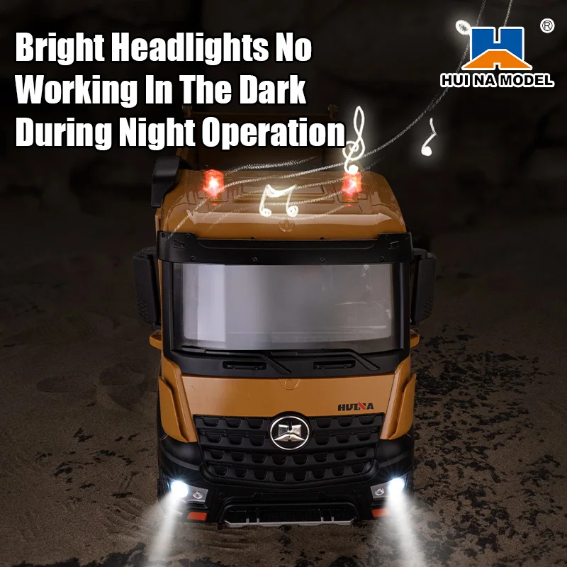 HUINA 1536 модель с дистанционным управлением 1/14 2 4G 8-колесный сверхмощный инженерный