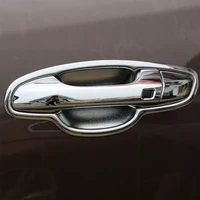 car styling outer door handle trim covers door bowl cover strips sticker for kia sportage 4 2016 2017 2018 2019 2020 accessories