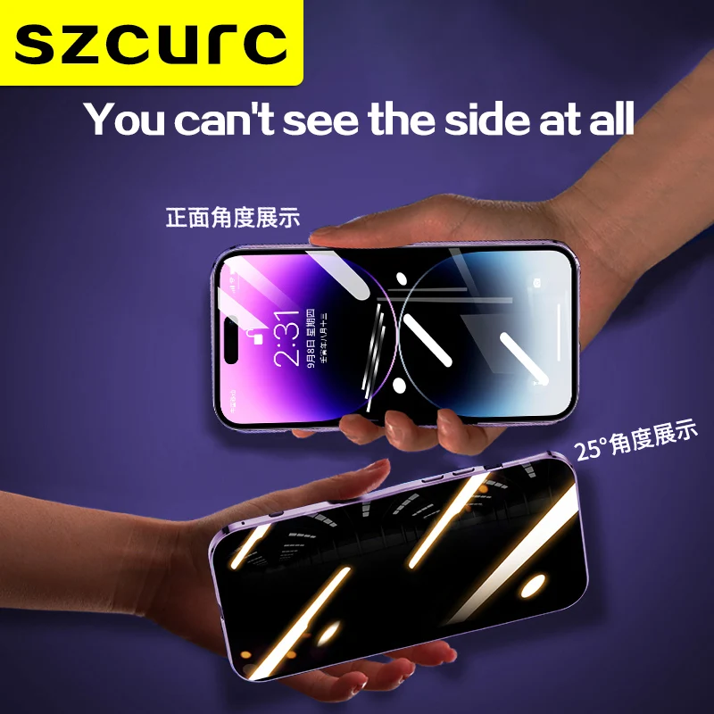 For iPhone 14 Pro max phone Case. NEW 360° Protection revent the peep Magnetic Adsorption Glass iPhon 14 pro 14plus cover bag