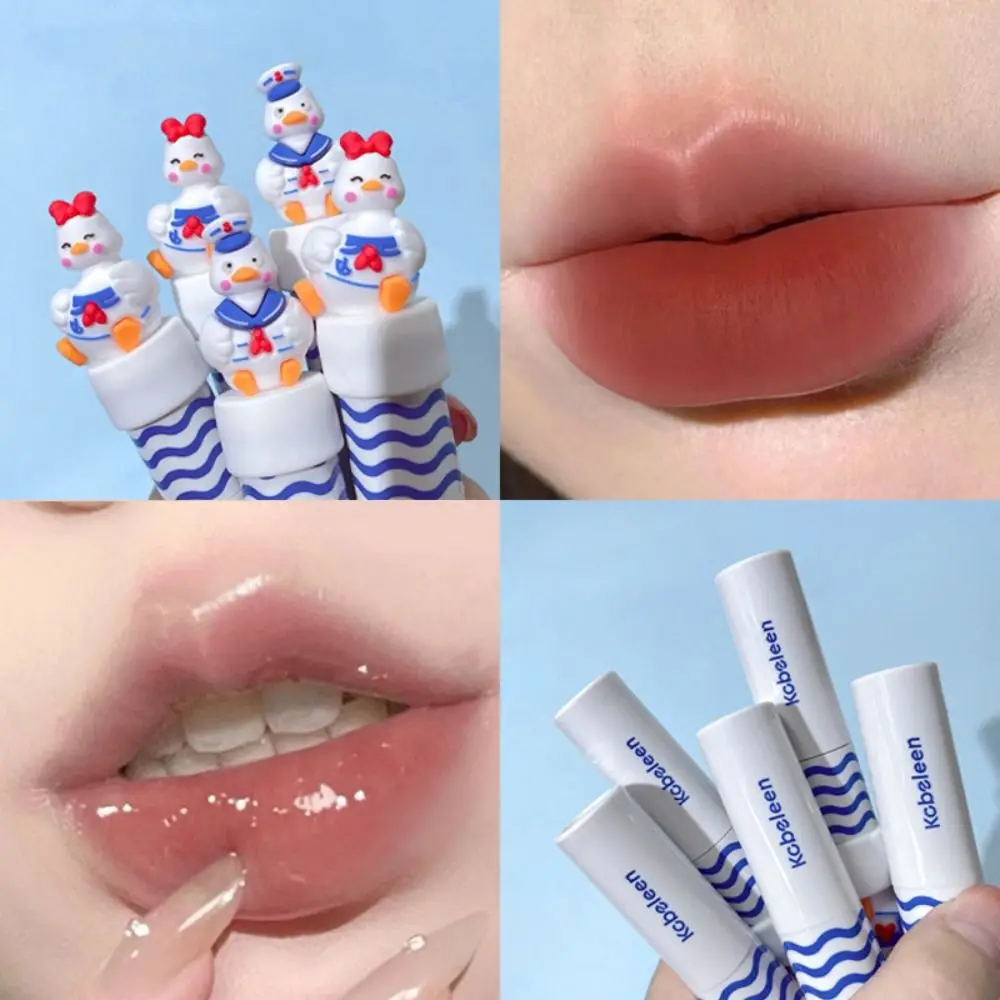 

8 Colors Long Lasting Blush Lipgloss Korean Cosmetics Gift Velvet Matte Lipstick Mirror Lip Glaze Lip Tint Mud Lip Gloss