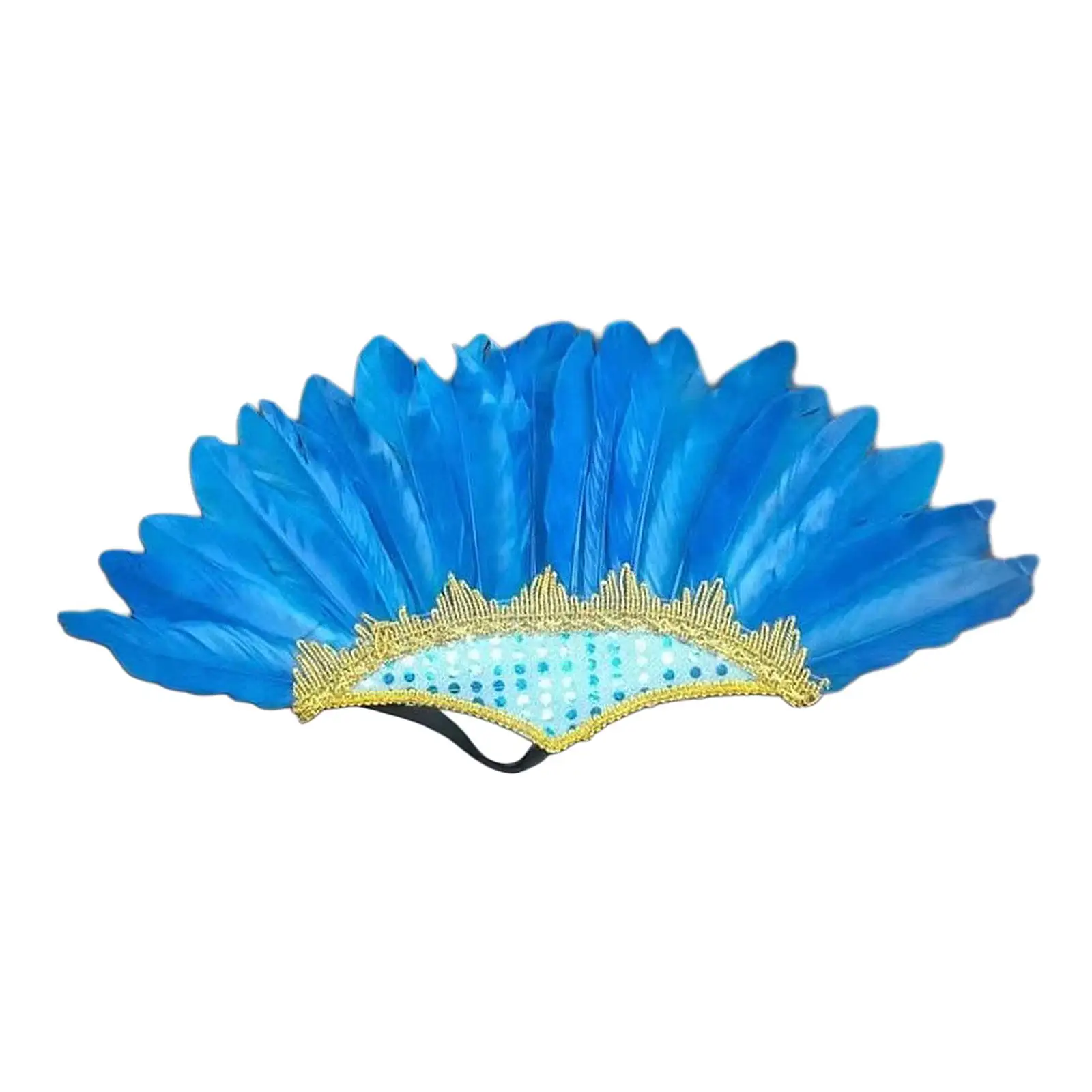 Головной убор с перьями повязка на голову для волос украшение костюма модный