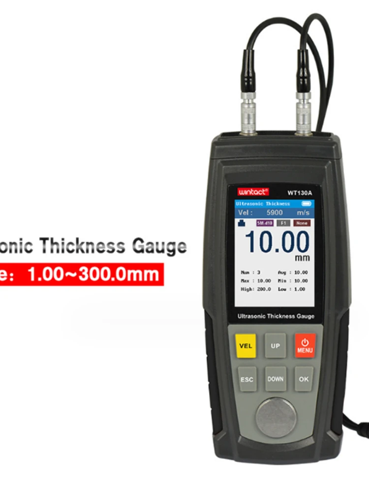 WT130A Ультразвуковой толщиномер Цифровые приборы для измерения ширины 1 00-300 0 мм