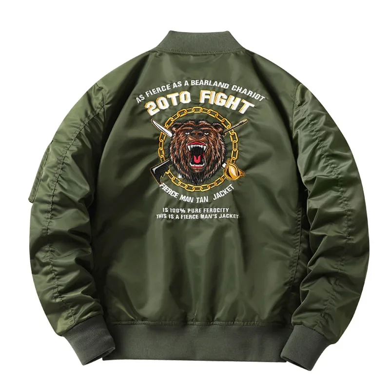 Мужская бейсбольная куртка с вышивкой M1bomber Jacket22c36 |