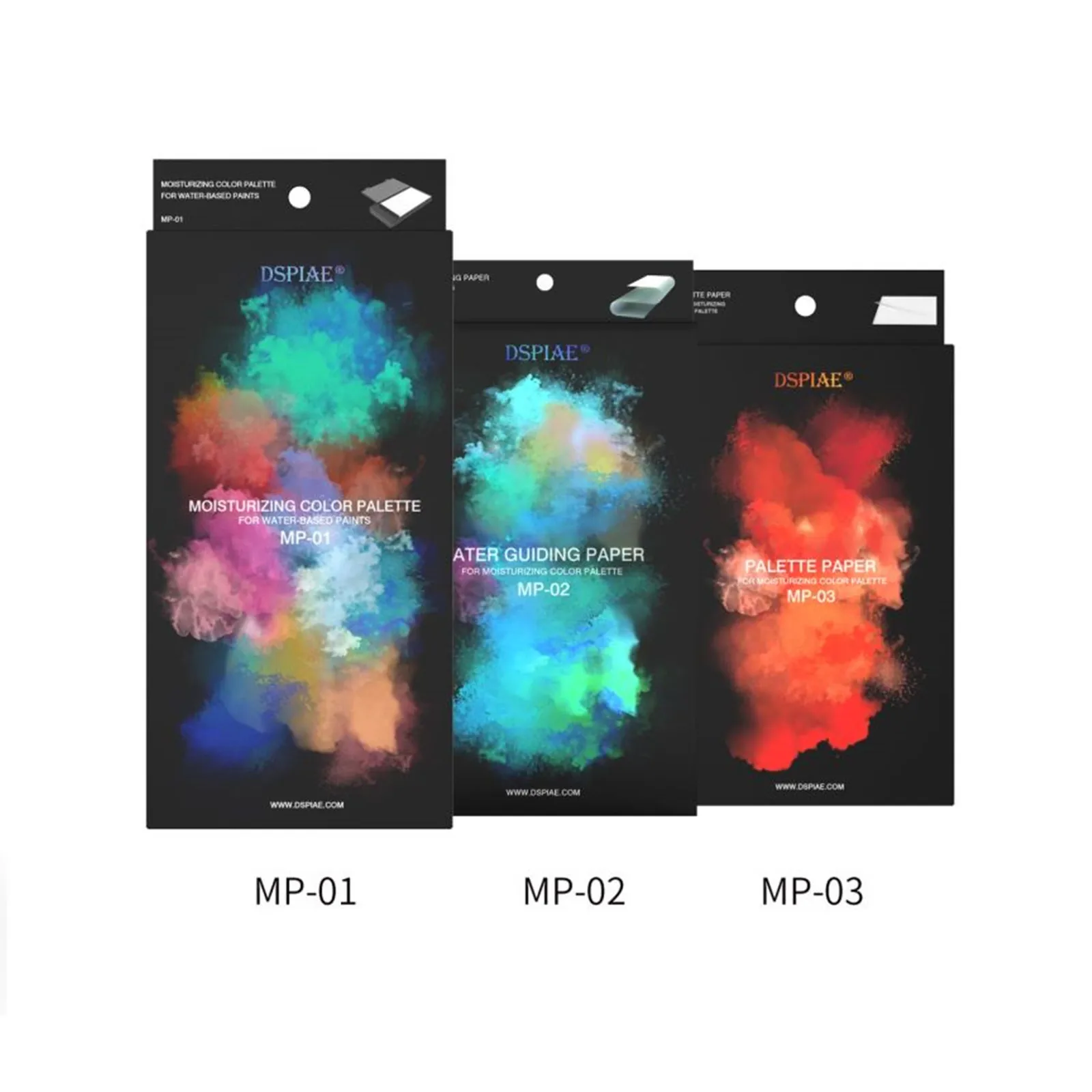 

DSPIAE MP Series Moisturizing Color Palette for Water-based Paints Moisture-retaining Palette For Acrylic Paints