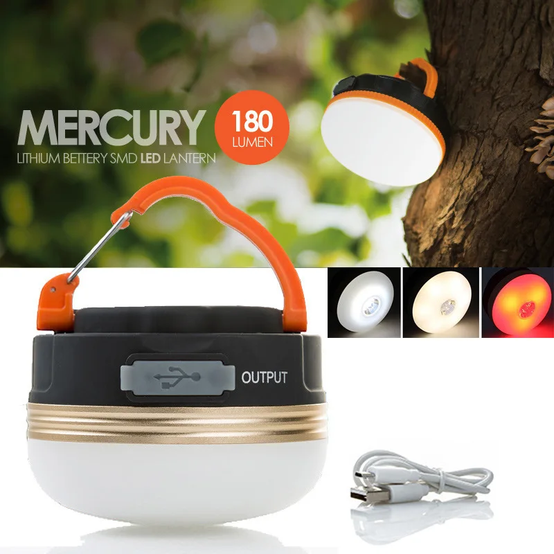 

USB Charging LED Lantern Portable Camping Light Outdoor Tent Light For Backpacking Hiking Fishing Light Home Emergency Lamp