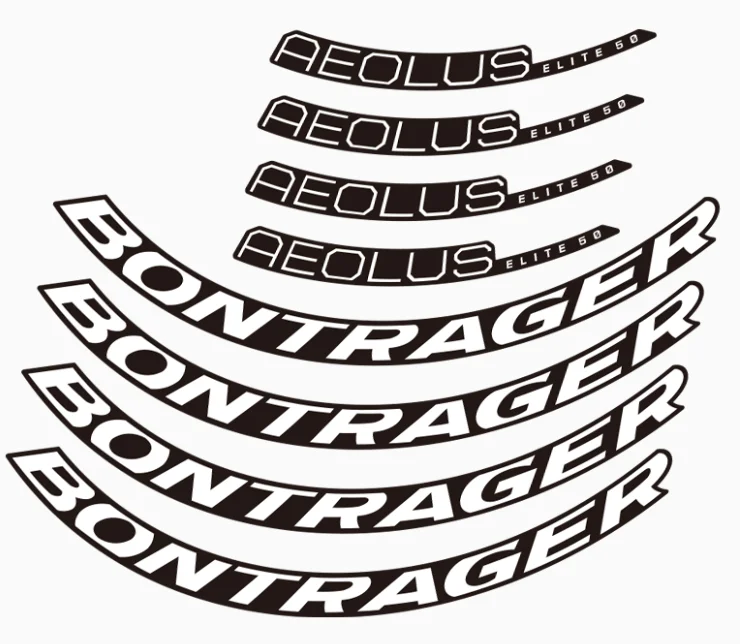 

2020 Wheel Stickers set Road Bike Bicycle Labels Decals for Bontrager-AEOLUS ELITE 50