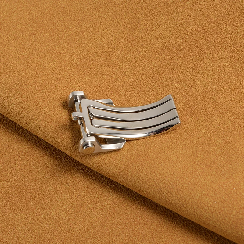 High Quality 20mm Silver Stainless Steel Deployment Clasp For Breitling Watchband Strap Metal Accessory Buckle