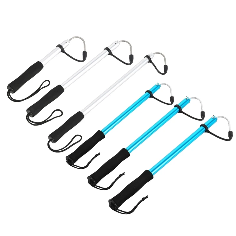 

Saltwater Hook, Telescopic Ice Fishing Gear Hook Tackle with EVA Handle
