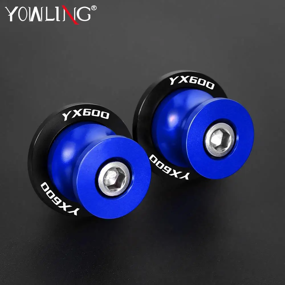 

For YAMAHA YX600 1994 1995 1996 1997 1998 1999 6MM Motorcycle Accessories CNC Aluminum Swingarm Spools Slider Rear Stand Screws