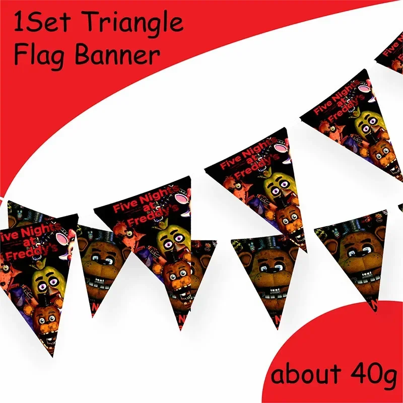 Украшения для тематической вечеринки Five Nights at Freddy's одноразовая посуда