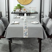 patchwork chinese style table cover rectangular decor home dining table clothes party decoration dining tablecloth christmas