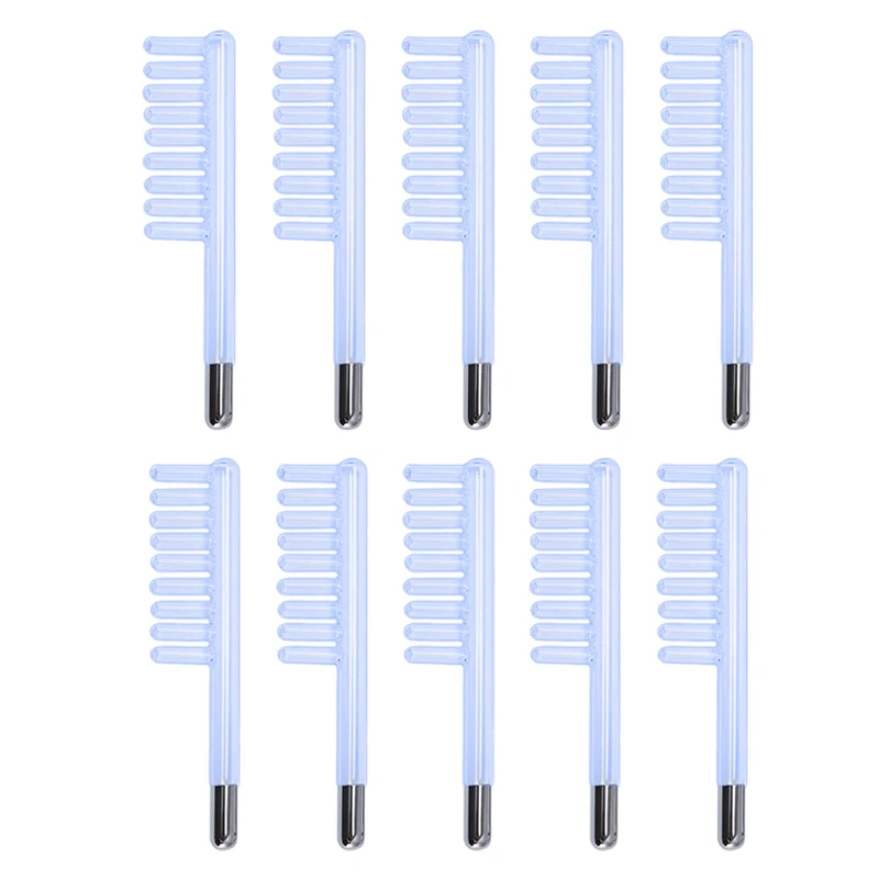 10 шт. высокочастотные неоновые трубки для увеличения роста волос