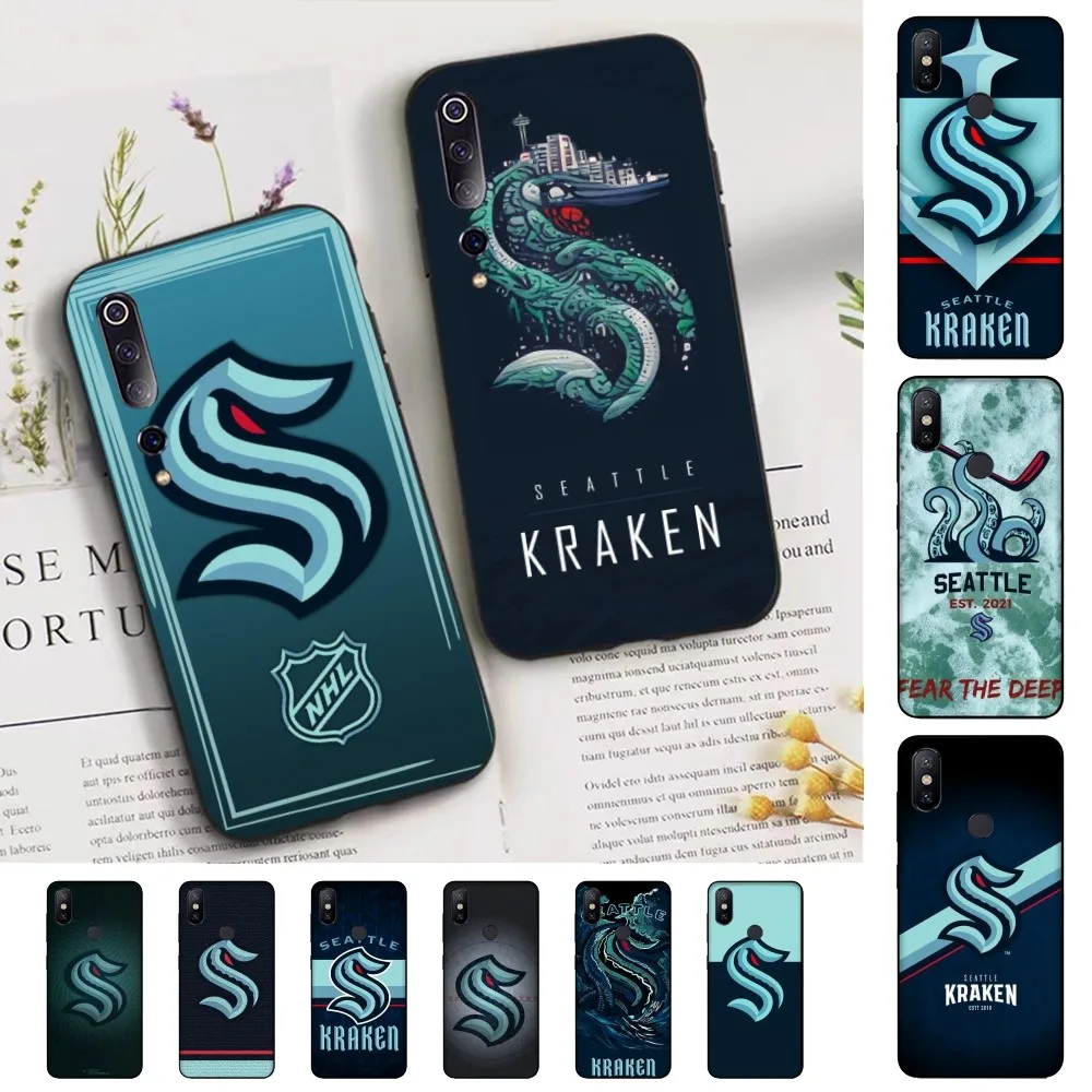 S-Seattle K-Kraken Club Phone Case For Xiaomi Mi 5X 8 9 10 11 12 lite pro 10T PocoX3pro PocoM3 Note