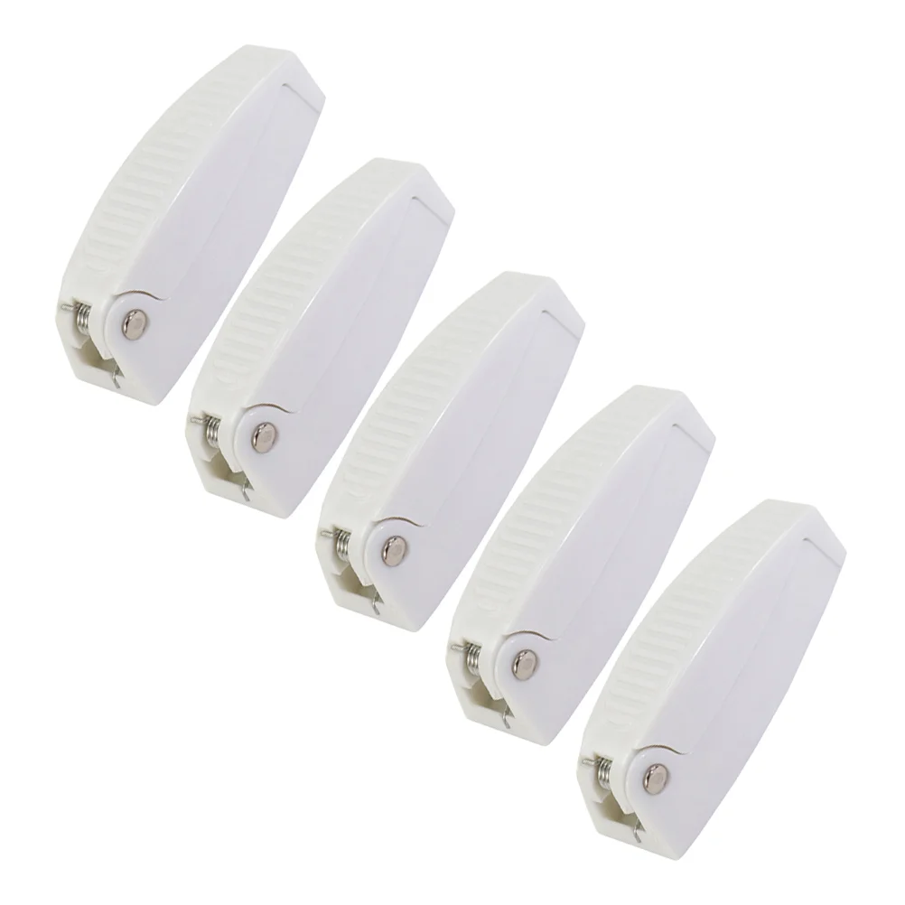 

5 PCS Baggage Door Clips Catches Compartment Latch Holders for RV Travel Trailer Motor Home Cargo Trailer (White) Caravan