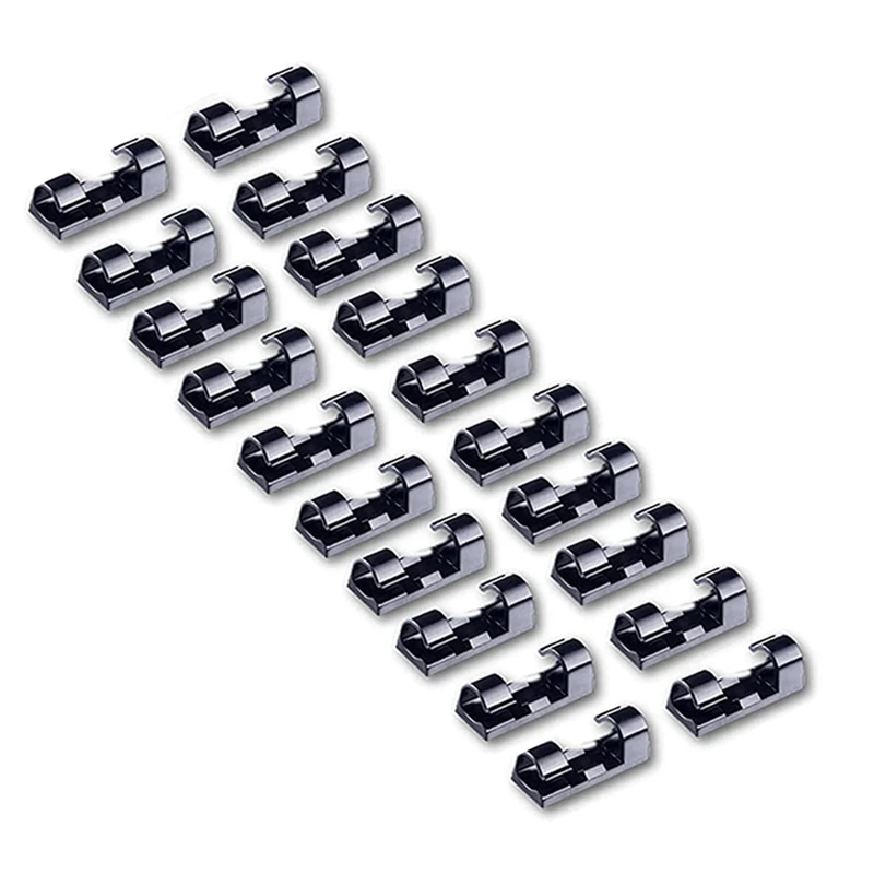 

Кабельные зажимы, 20 шт., настенный держатель для проводов компьютера