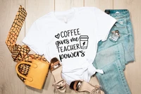 coffee gives me teacher powers t shirt teacher gift teach appreciation shirt y2k aesthetic graphic t shirts tops goth