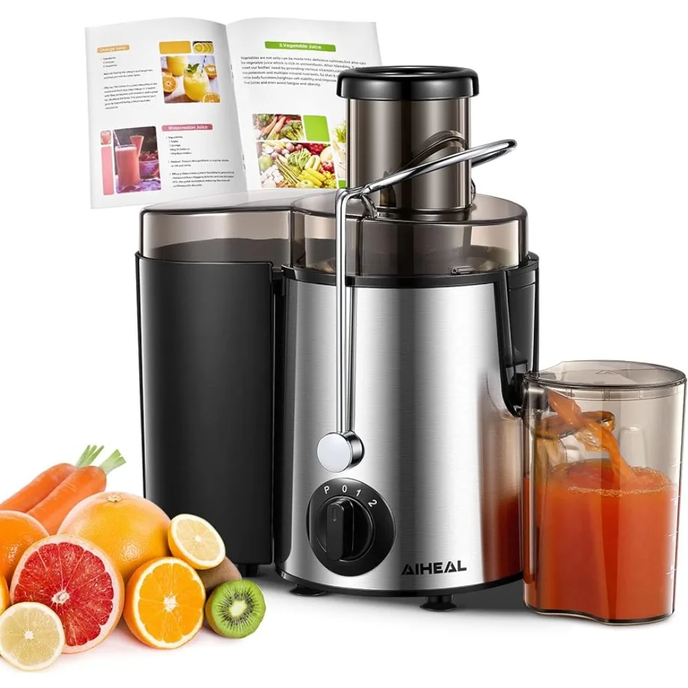 

Juicer Whole Fruit and Vegetables Easy to Clean, Centrifugal Juicer with 3 Speed Control, Upgraded 400W Motor
