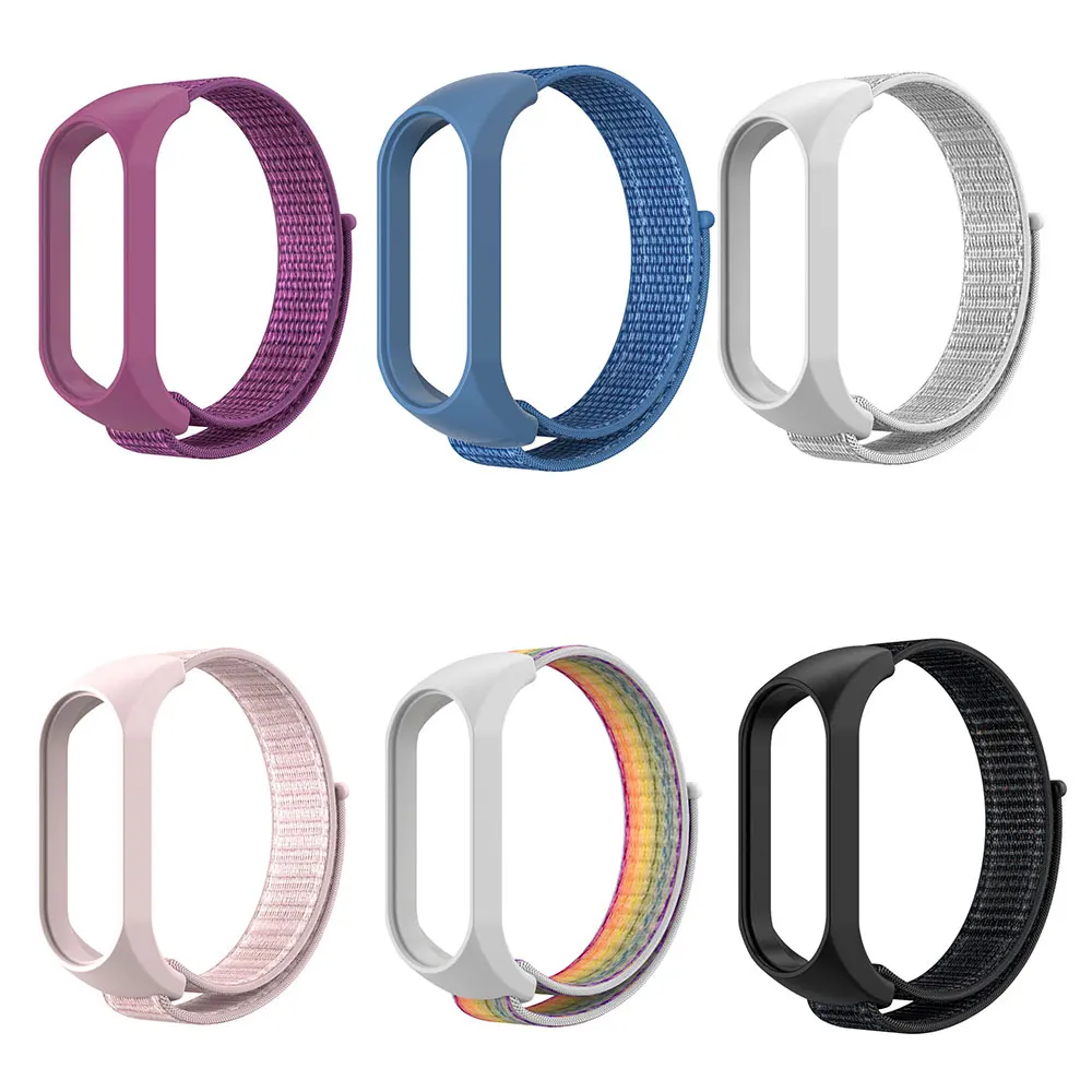 

Smart Watch Wrist Straps for Mi Band 7 Smartwatch Nylon Braided Wristband Replacement Sport Quick Release Strap Smart Bracelet