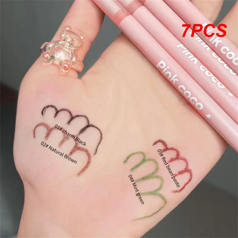 

Стилус водостойкий стойкий для подводки глаз, 7 шт.